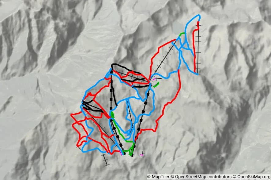 Orcières Merlette skimap