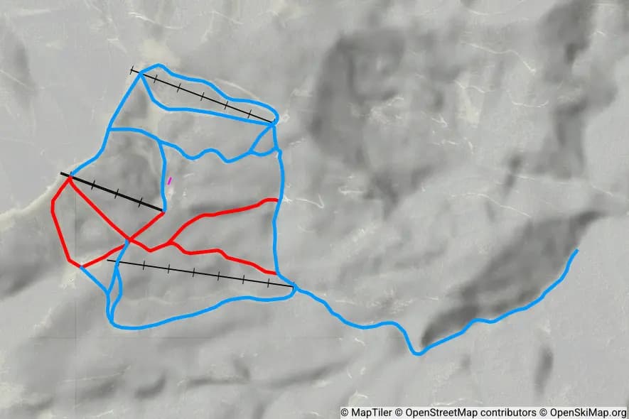 Schigebiet Unterberg piste map