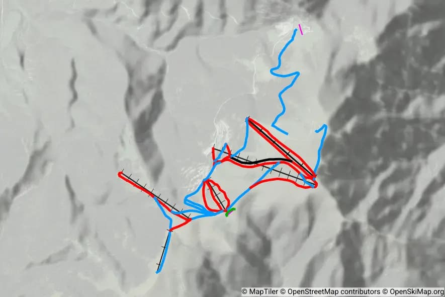 Monte Pora piste map