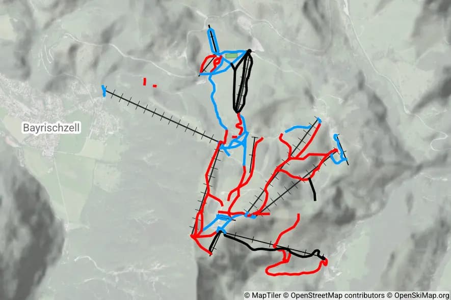 Sudelfeld - Bayrischzell skimap