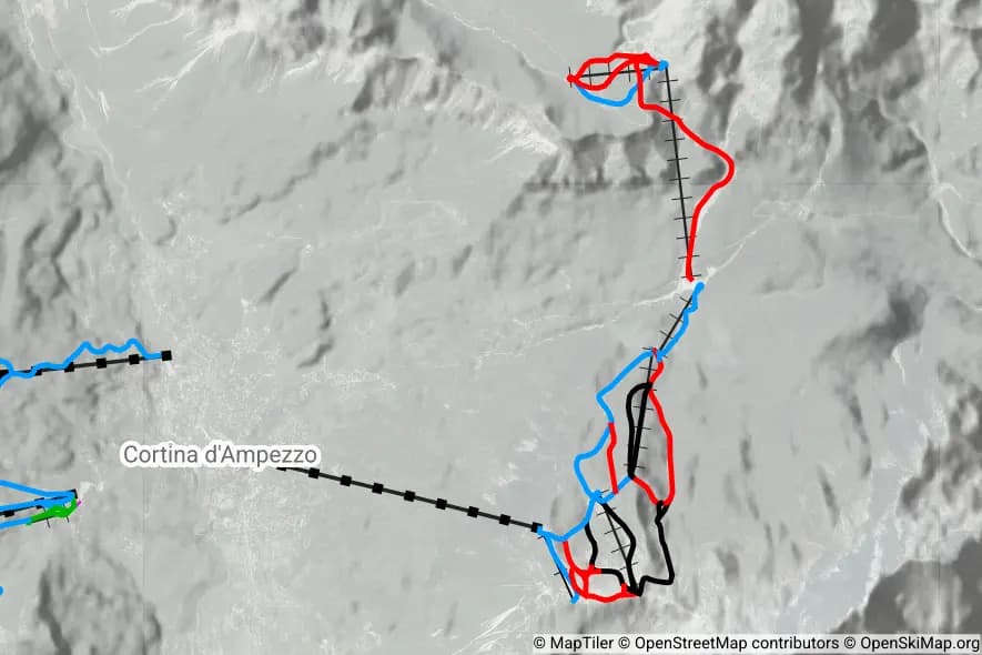 Cristallo - Faloria skimap