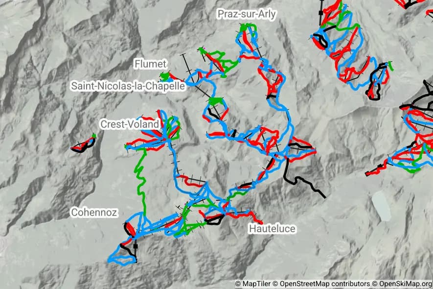 Espace Diamant skimap