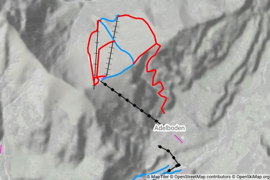 Adelboden - TschentenAlp skimap