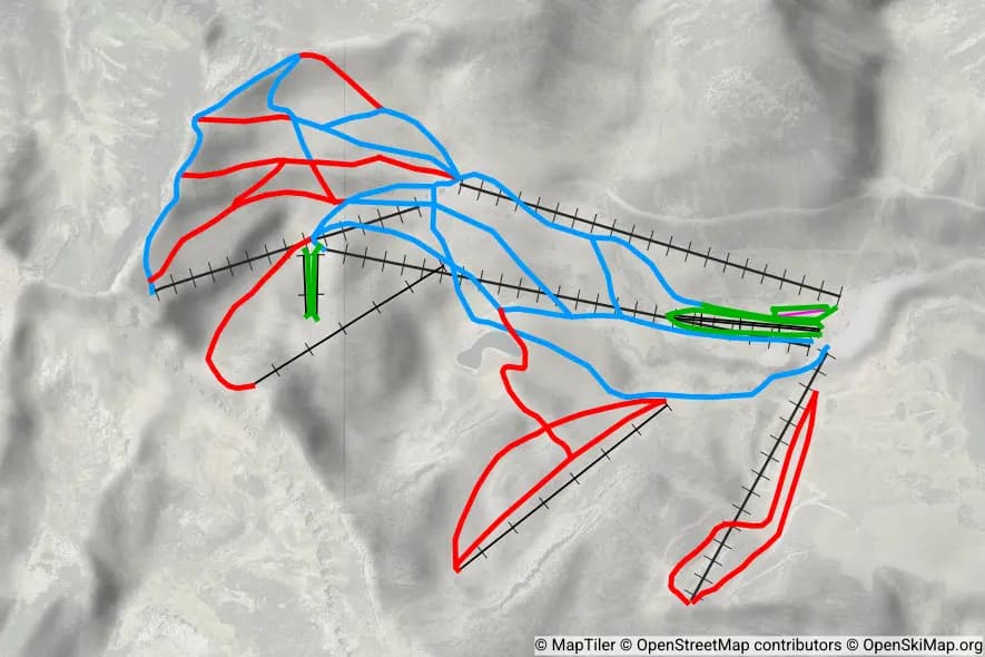 Estación de Esquí y Montaña Alto Campoo skimap