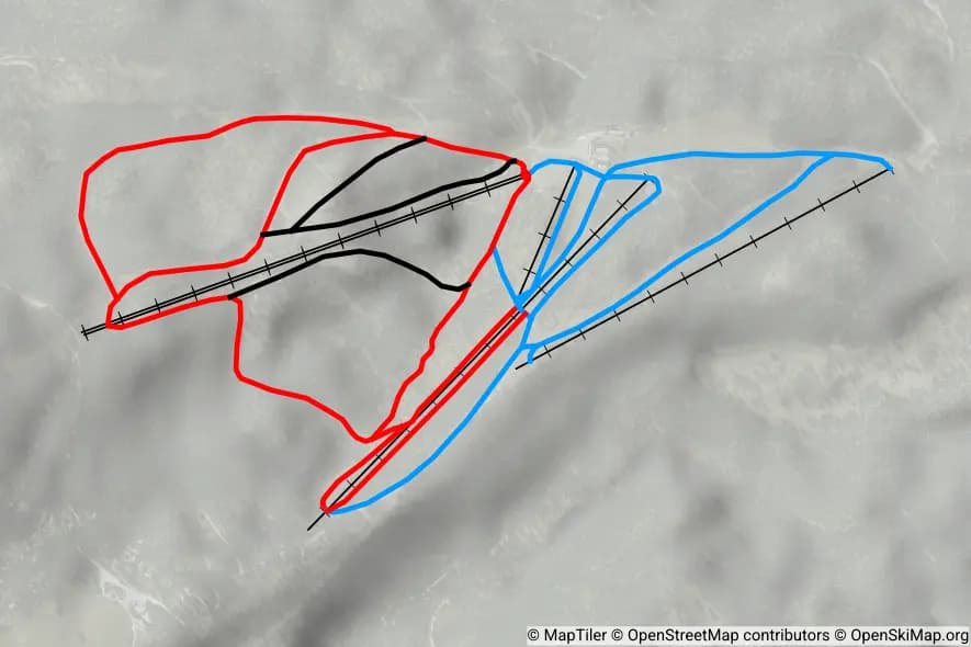 Rieseralm piste map