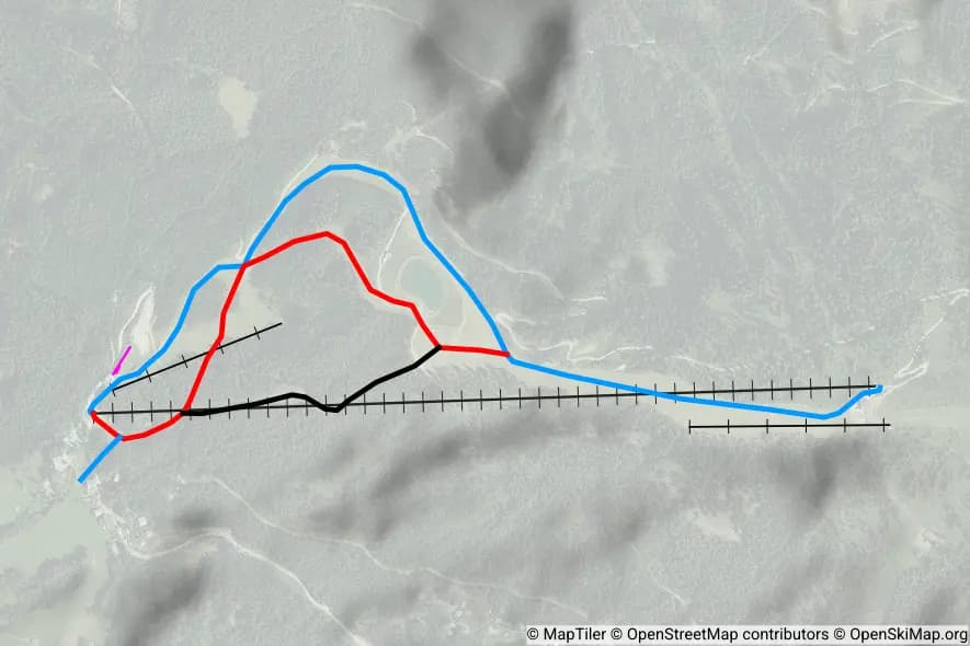 Kellerjoch piste map