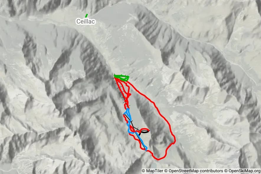 Queyras - Ceillac skimap