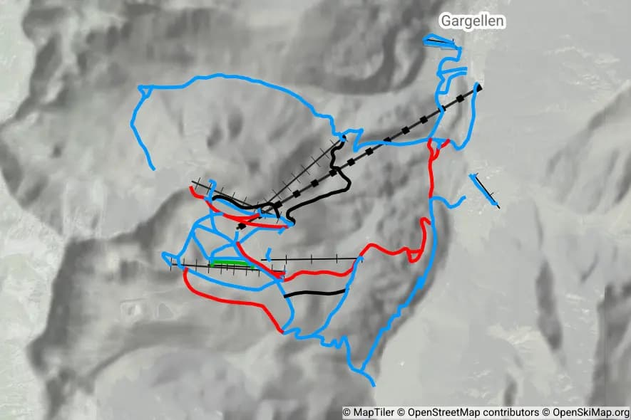Gargellen skimap