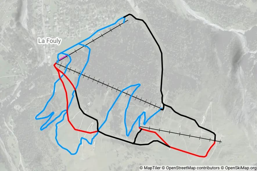 La Fouly skimap