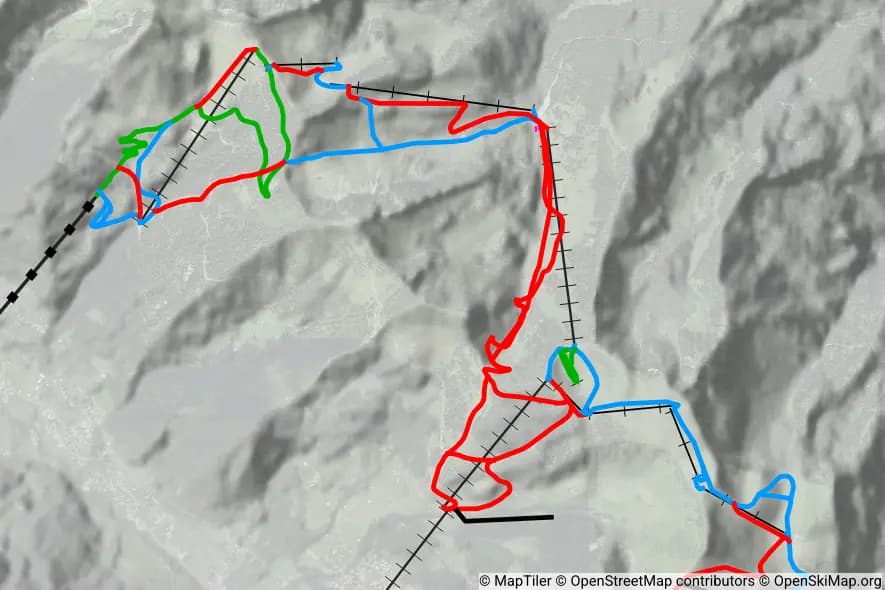 Torgon piste map