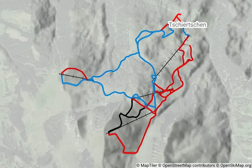 Tschiertschen skimap